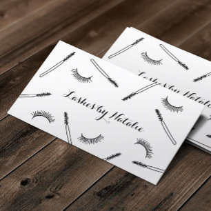 Carte De Visite Salon Cute Eyelash