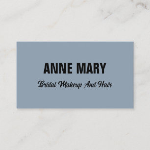 Carte De Visite Salon d'artiste de maquillage de cheveux Mariage b