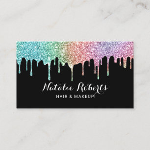 Carte De Visite Salon d'artiste maquillage Holographique Parties s