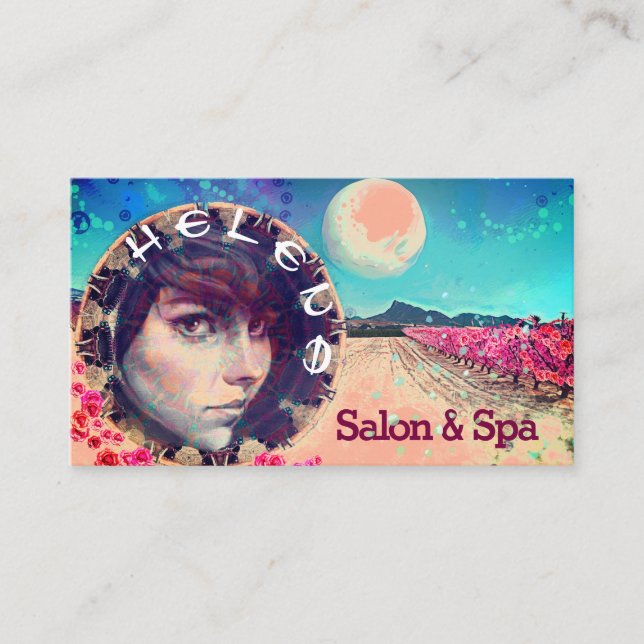 Carte De Visite Salon de beauté à proximité Spa Coiffeur (Devant)