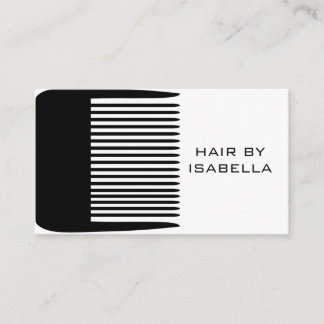 Carte De Visite Salon de beauté chic branding coiffeur mini