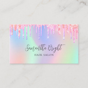Carte de visite salon de beauté des cheveux