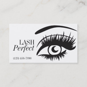 Carte De Visite Salon de beauté Extensions de cils