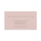Salon de beauté spa luxe rose poudré