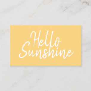 Carte De Visite Salon de bronzage / salon de beauté minimaliste mo