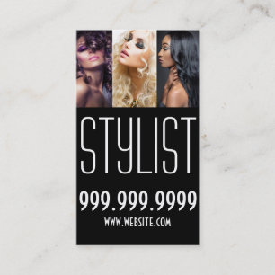 Carte De Visite Salon de cheveux Styliste Barber Shop Beauté Busin