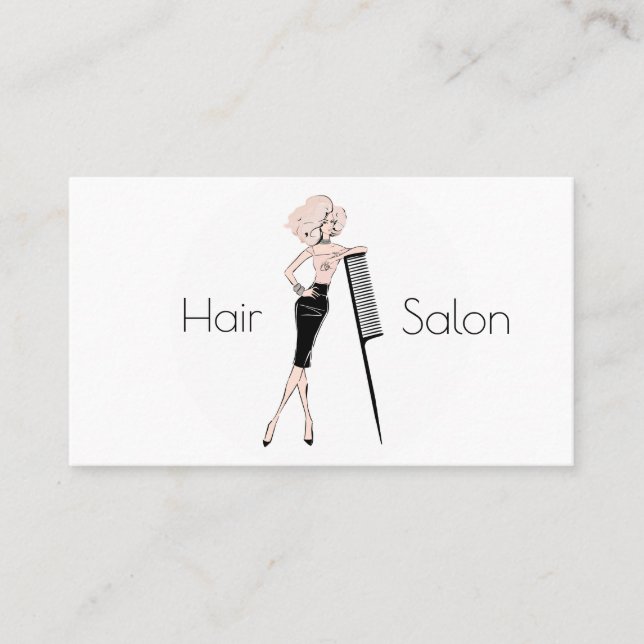 Carte De Visite Salon de coiffure (Devant)
