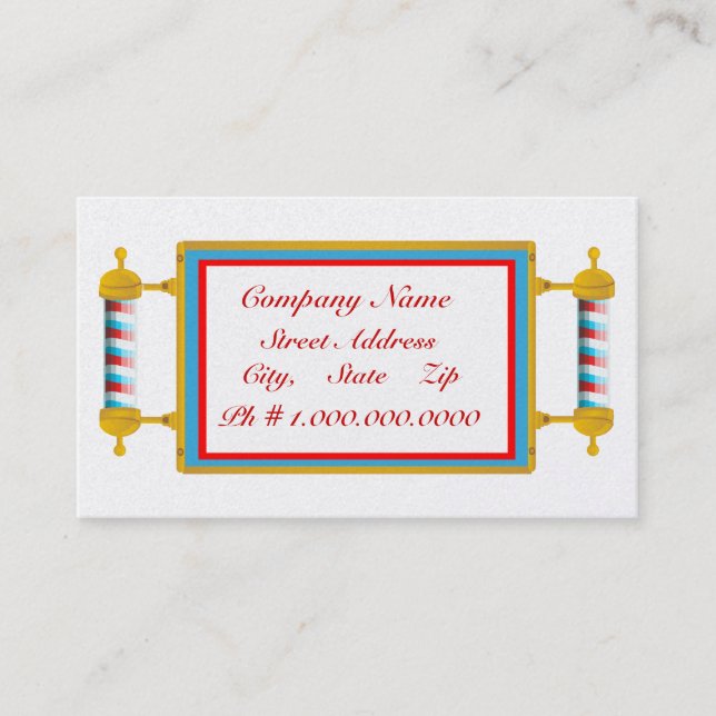 Carte De Visite Salon de coiffure (Devant)