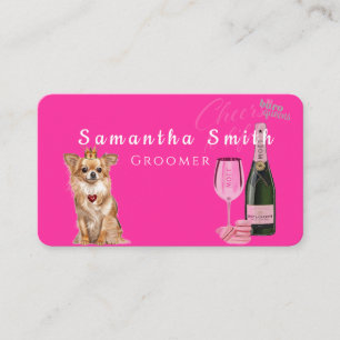 Carte De Visite Salon de coiffure Chic Glam Art