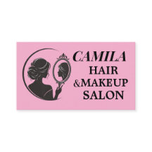 Salon de coiffure et de maquillage aux cheveux ros