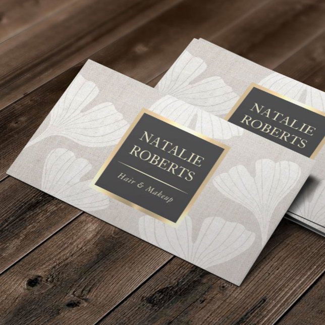 Carte De Visite Salon de coiffure pour artiste de maquillage de Gi (Créateur téléchargé)