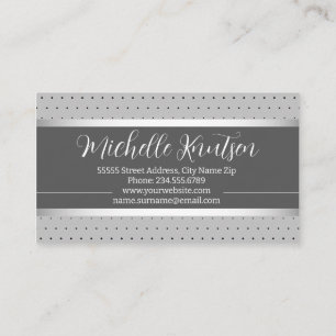 Carte De Visite Salon de coiffure pour artiste de maquillage moder