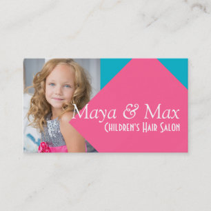 Carte De Visite Salon de coiffure pour enfants Stylist Shop Beauty