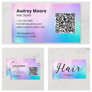 Carte De Visite Salon de coiffure tendance Coiffeur Salon de beaut