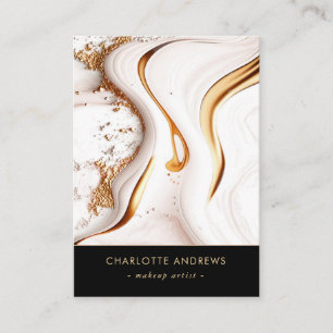 Carte De Visite Salon de marbre doré Parties scintillant moderne C