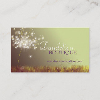 Carte De Visite Salon de mode unique Dandelion