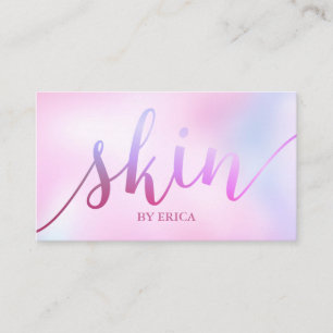 Carte De Visite Salon de soins de la peau Spa Esthétique Aquarell