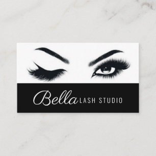 Carte De Visite Salon de Sourcils & Cils
