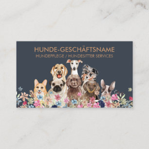 Carte De Visite Salon de toilettage pour chiens Garderie pour anim