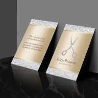 Salon des cheveux Luxe Parties scintillant argent 