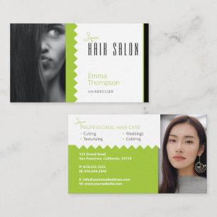Carte De Visite Salon des cheveux Professionnel
