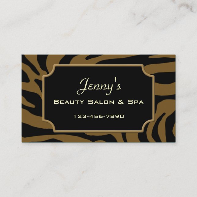 Carte De Visite Salon et Spa (Devant)