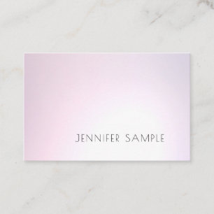 Carte De Visite Salon Moderne Design élégant Professionnel Plat