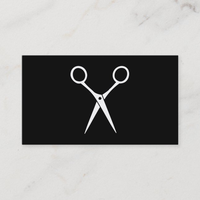 Carte De Visite Salon Shears | Blanc (Devant)