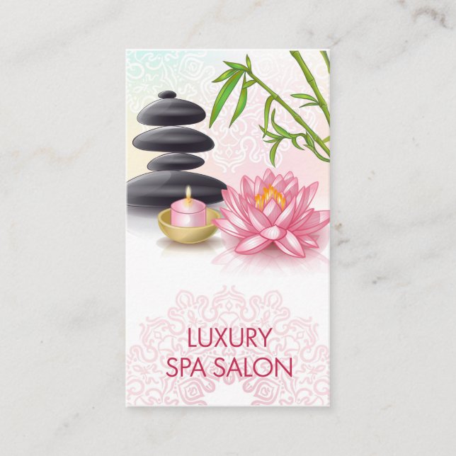 Carte De Visite Salon Spa de luxe (Devant)
