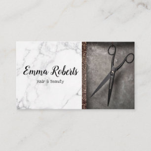 Carte De Visite Salon Spécialiste Coiffure & Beauté Coiffeur Barbi