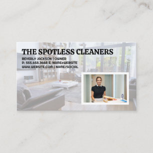 Carte De Visite Salon Travail domestique