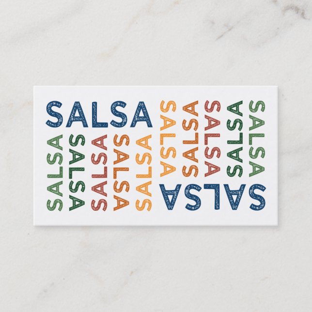 Carte De Visite Salsa Cute (Devant)