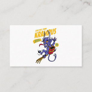 Carte De Visite Salutations de Krampus