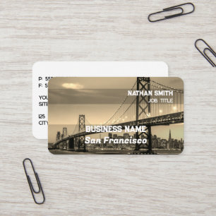 Carte De Visite San Francisco Retro