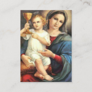 Carte De Visite Sang précieux de consécration de prière de Jésus