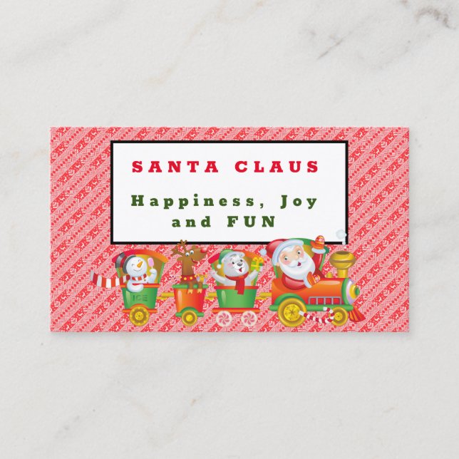 Carte De Visite Santa Claus (Devant)