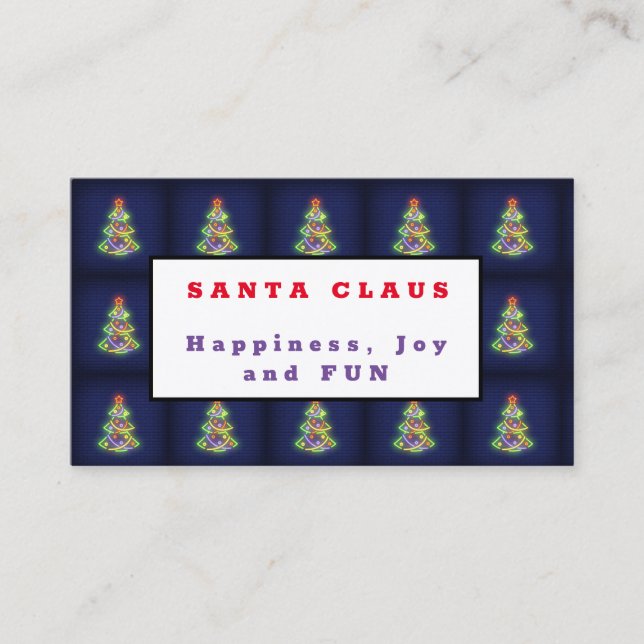 Carte De Visite Santa Claus (Devant)