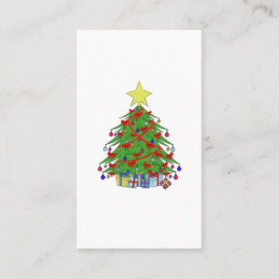 Carte De Visite sapin de Noël