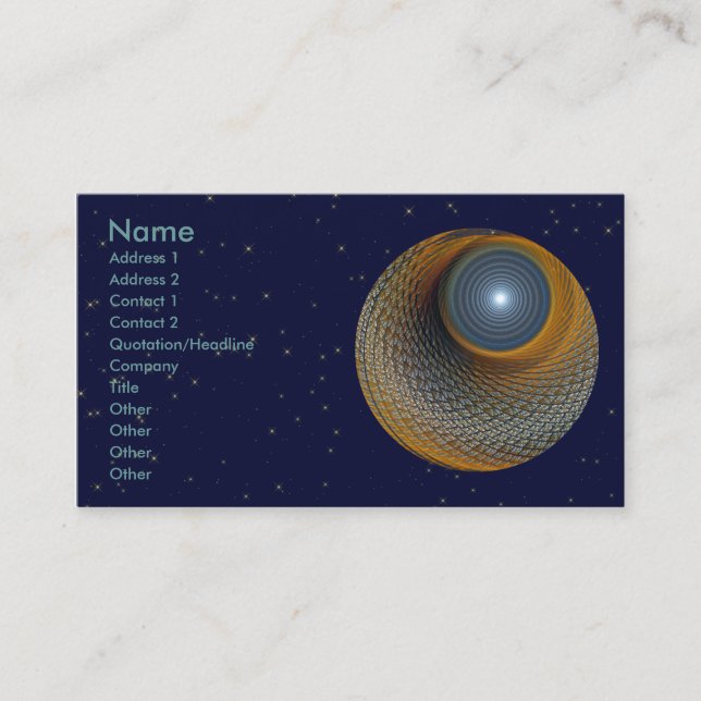 Carte De Visite Sassafras Beaver Moon (Devant)
