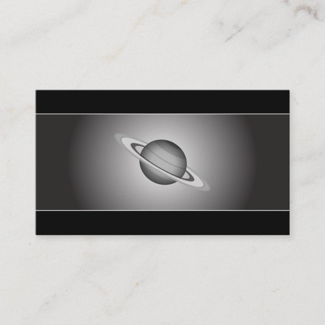 Carte De Visite Saturne - Astronomie (Devant)