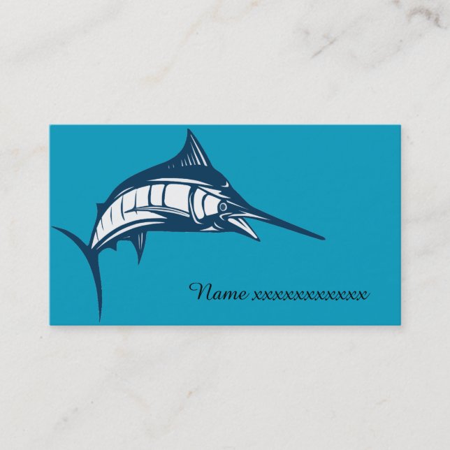 Carte De Visite Sauter de Marlin (Devant)