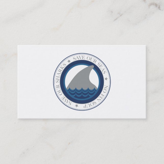 Carte De Visite sauver nos requins (Devant)