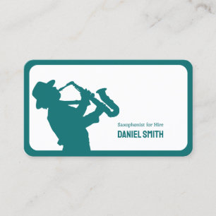 Carte De Visite Saxophoniste