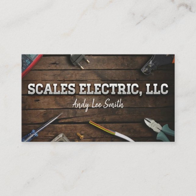 Carte De Visite Scales Electric, LLC (Devant)