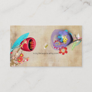 Carte De Visite Scénario Sakura Designer Couché