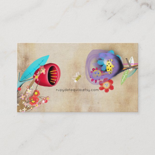 Carte De Visite Scénario Sakura Designer Couché (Devant)