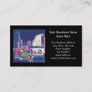 Carte De Visite Scène de théâtre de ville de Calcutta d'art dé