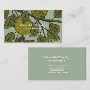 Carte De Visite Schéma des branches Bergamot