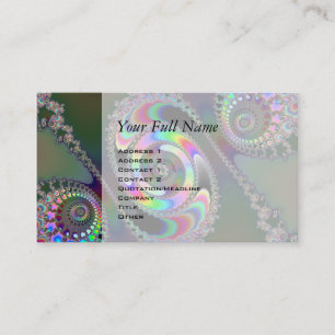 Carte De Visite scie à chaîne - fractale