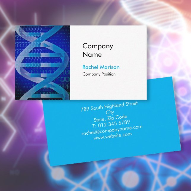 Carte De Visite Science moderne ADN (Modern Science DNA Business Card)